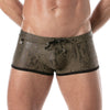 Herren Swim Boxer Khaki - Figurschmeichelnd & Chlorresistent, schnelltrocknend | TOF Paris