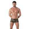 Herren Swim Boxer Khaki - Figurschmeichelnd & Chlorresistent, schnelltrocknend | TOF Paris