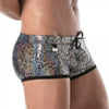 Silberne verführerische Badehose mit metallischem Glanz von TOF Paris – Ansicht 4