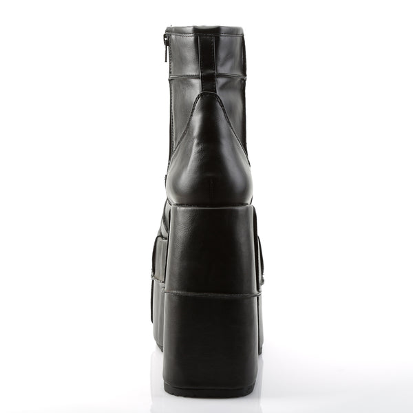 STACK-201 Plateau Stiefeletten Schwarz von DemoniaCult – Ansicht 4