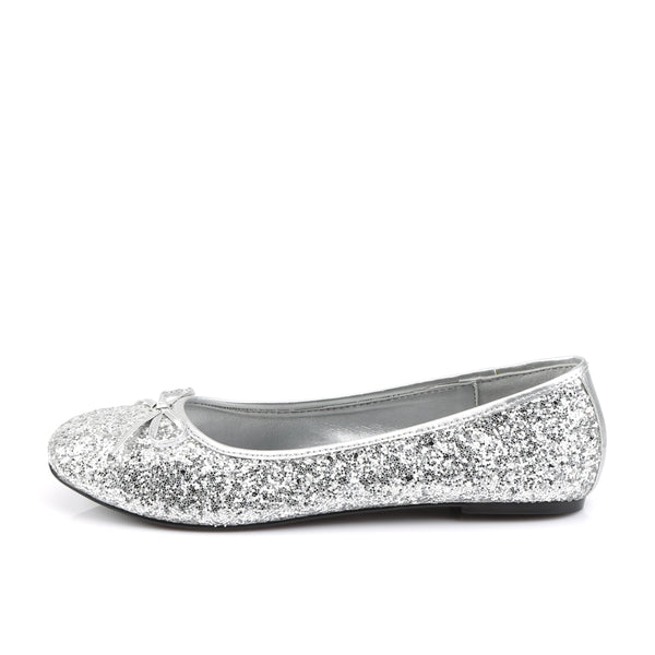 STAR-16G Ballerina Schuhe Silber Glitzer von Funtasma – Ansicht 3