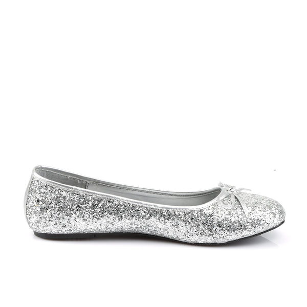 STAR-16G Ballerina Schuhe Silber Glitzer von Funtasma – Ansicht 5