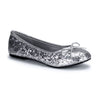 STAR-16G Ballerina Schuhe Silber Glitzer von Funtasma