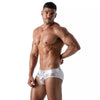 Silberner Star Brief mit glänzendem Premium Effekt von TOF Paris – Ansicht 6
