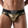 Jockbrief mit Glitzereffekt und komfortabler Fronttasche - Gold | TOF Paris