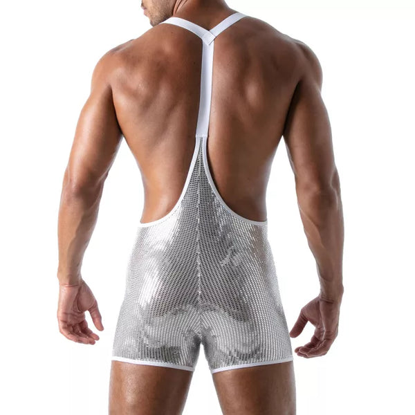Silbernes Star-Singlet von TOF Paris – Ansicht 3