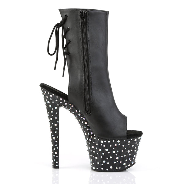 STARDANCE-1018-7 Plateau Stiefeletten - Schwarz von Pleaser – Ansicht 5