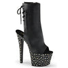 STARDANCE-1018-7 Plateau Stiefeletten - Schwarz von Pleaser
