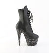 STARDANCE-1020 Plateau Stiefeletten Schwarz Matt von Pleaser – Ansicht 5