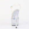 STARDANCE-708 Plateau Sandaletten Transparent von Pleaser – Ansicht 4