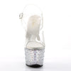 STARDANCE-708 Plateau Sandaletten Transparent von Pleaser – Ansicht 2
