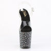 STARDANCE-808 Plateau Sandaletten Schwarz von Pleaser – Ansicht 2