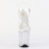 STARDANCE-808 Plateau Sandaletten Transparent | Pleaser