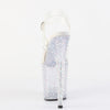 STARDANCE-808 Plateau Sandaletten Transparent | Pleaser