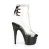 STARDUST-1018C-2RS Plateau Stiefeletten Schwarz/Transparent von Pleaser – Ansicht 5