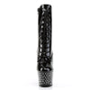 STARDUST-1020-7 Plateau Stiefeletten - Schwarz von Pleaser – Ansicht 2