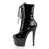STARDUST-1020-7 Plateau Stiefeletten - Schwarz von Pleaser – Ansicht 3