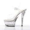 STARDUST-608 Plateau Sandaletten klar von Pleaser – Ansicht 3