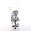 STARDUST-608 Plateau Sandaletten klar von Pleaser – Ansicht 4