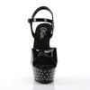 STARDUST-609 Plateau Sandaletten - Schwarz von Pleaser – Ansicht 2