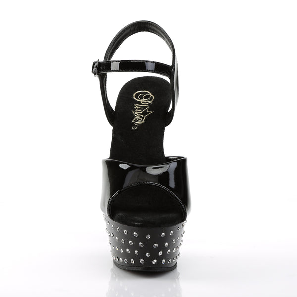 STARDUST-609 Plateau Sandaletten - Schwarz von Pleaser – Ansicht 2