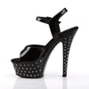 STARDUST-609 Plateau Sandaletten - Schwarz von Pleaser – Ansicht 3