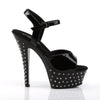 STARDUST-609 Plateau Sandaletten - Schwarz von Pleaser – Ansicht 5