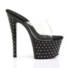 STARDUST-701 Plateau Pantoletten Schwarz von Pleaser – Ansicht 5