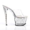 STARDUST-701 Plateau Pantoletten Glitzer von Pleaser – Ansicht 5