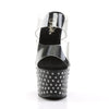STARDUST-702 Plateau Pantoletten Schwarz/Transparent von Pleaser – Ansicht 2