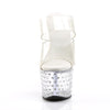 STARDUST-702 Plateau Pantoletten transparent von Pleaser – Ansicht 2