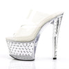 STARDUST-702 Plateau Pantoletten transparent von Pleaser – Ansicht 3