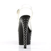 STARDUST-708 Plateau Sandaletten Schwarz | Pleaser