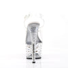 STARDUST-708 Plateau Sandaletten transparent | Pleaser