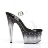 STARDUST-708T Plateau Sandaletten - Schwarz von Pleaser – Ansicht 5