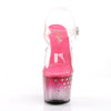 STARDUST-708T Plateau Sandaletten Pink von Pleaser – Ansicht 2