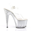 STARDUST-708T Plateau Sandaletten - Silber von Pleaser – Ansicht 5