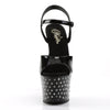 STARDUST-709 Plateau Sandaletten Lack Schwarz von Pleaser – Ansicht 2