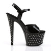 STARDUST-709 Plateau Sandaletten Lack Schwarz von Pleaser – Ansicht 5