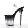 STARDUST-808T Plateau Sandaletten - Schwarz von Pleaser – Ansicht 3