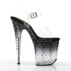 STARDUST-808T Plateau Sandaletten - Schwarz von Pleaser – Ansicht 5