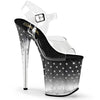 STARDUST-808T Plateau Sandaletten - Schwarz von Pleaser