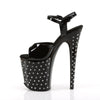 STARDUST-809 Plateau Sandaletten Schwarz von Pleaser – Ansicht 3