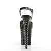 STARDUST-809 Plateau Sandaletten Schwarz von Pleaser – Ansicht 4