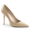 Classique-20 Plateau Pumps Lack Creme EUR 37 | Pleaser SALE