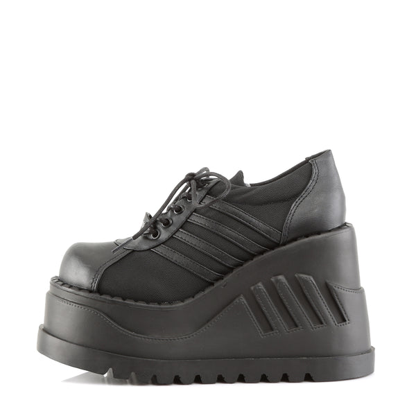 STOMP-08 Plateau Schuhe schwarz von DemoniaCult – Ansicht 3