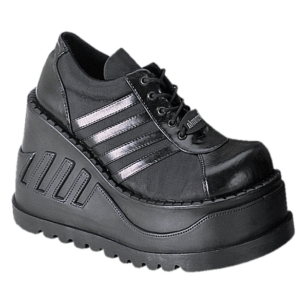 STOMP-08 Plateau Schuhe schwarz von DemoniaCult