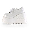 STOMP-08 Plateau Schuhe - Weiss von DemoniaCult – Ansicht 3
