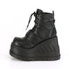 STOMP-13 Plateau Stiefeletten Schwarz von DemoniaCult – Ansicht 3
