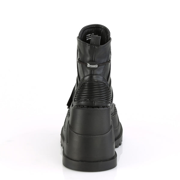 STOMP-13 Plateau Stiefeletten Schwarz von DemoniaCult – Ansicht 4